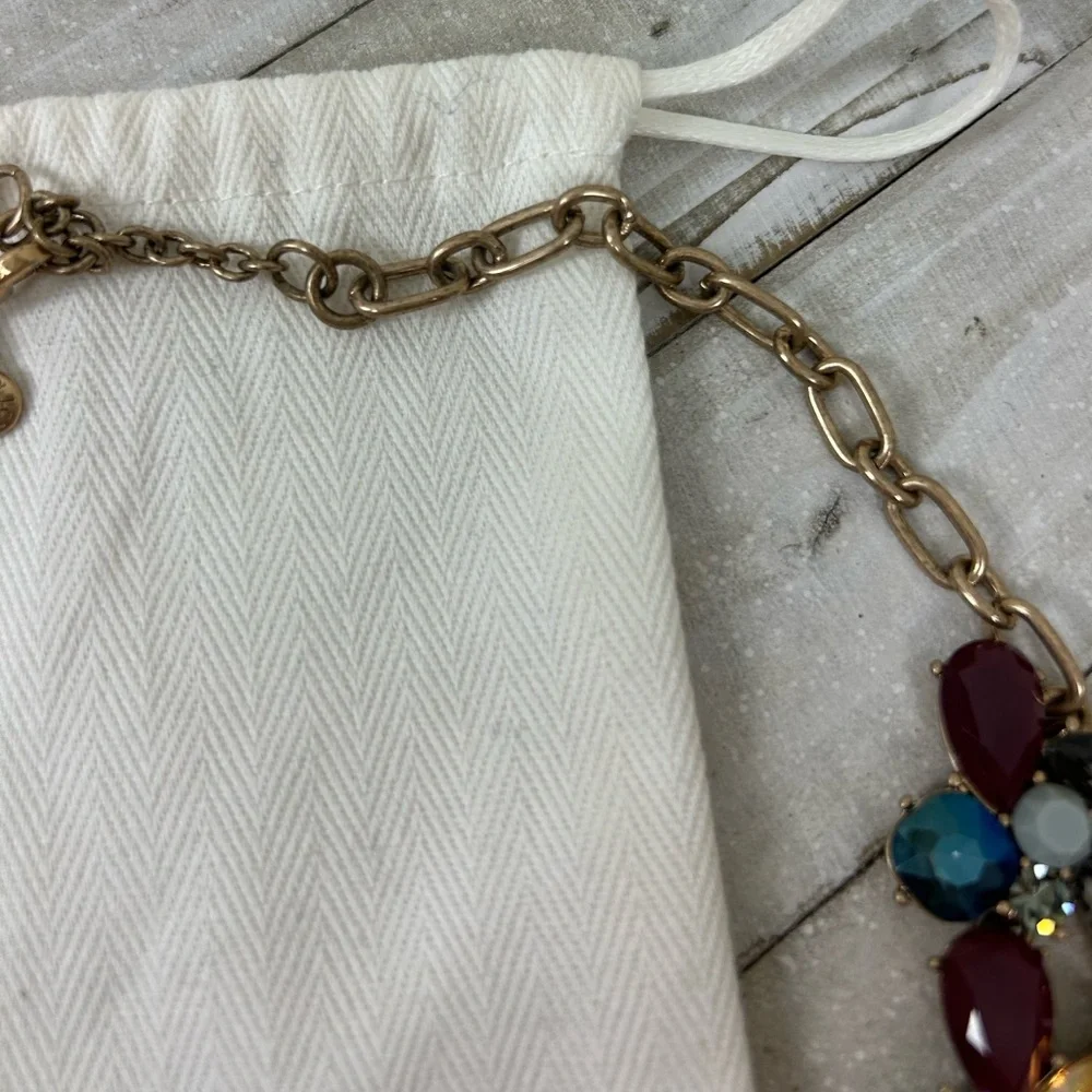 J. Crew Jewel Toned Cluster Confetti Collar Necklace